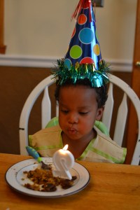 blowing out the candle again